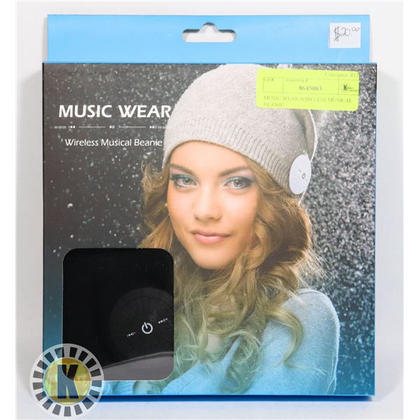 MUSIC WEAR WIRELESS MUSICAL BEANIE