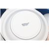 Image 2 : TOTE OF MATCHING BUFFALO CREAM WHITE SAUCERS AND