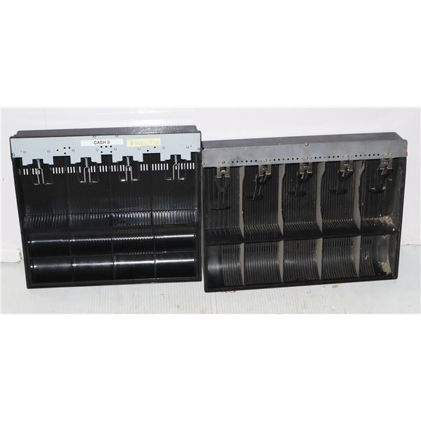 TWO CASH DRAWERS/ TILL TRAYS