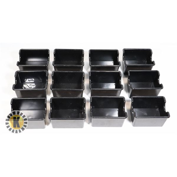 LOT OF 12 BLACK SUGAR CADDYS
