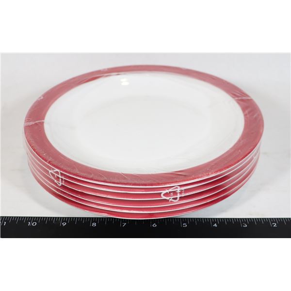SIX NEW 9" RESTAURANT PLATES