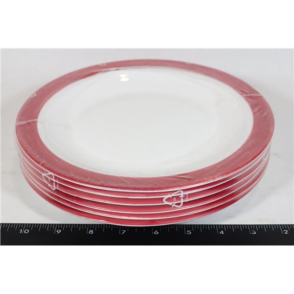 SIX NEW 9" RESTAURANT PLATES