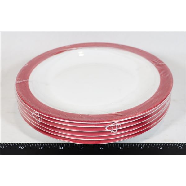 SIX NEW 9" RESTAURANT PLATES