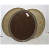 Image 1 : THREE X-LARGE OVAL SERVING TRAYS