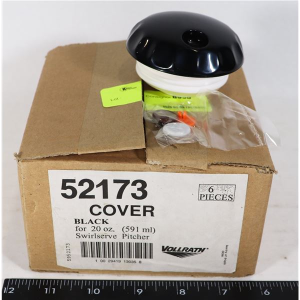 NEW 6PC CASE OF VOLLRATH COVERS FOR 20-OZ