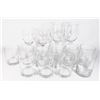Image 1 : LOT OF ASSORTED GLASSES AND WINE GLASSES DIFFERENT