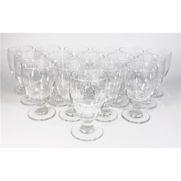 LOT OF 16 CHALICES ABOUT 5" TALL