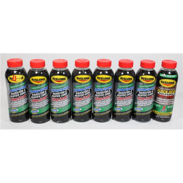BOX OF RISLONE ALUMINUM RADIATOR STOP LEAK 500ML