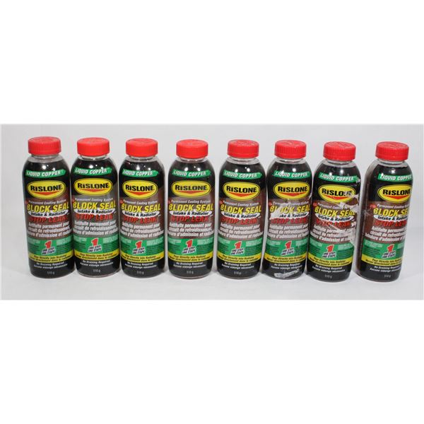 BOX OF 8 RISLONE LIQUID COPPER BLOCK SEAL 510G