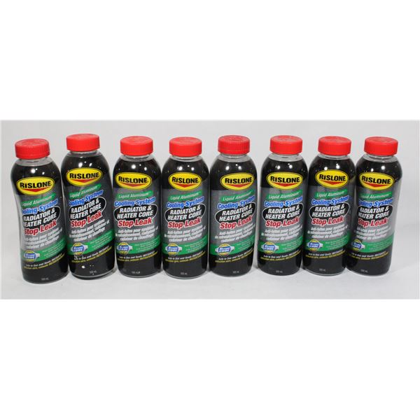 BOX OF 8 RISLONE ALUMINUM RADIATOR STOP LEAK 500ML