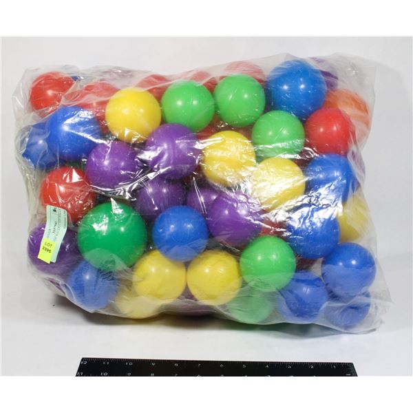BAG OF BALL PIT TOY BALLS