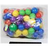 Image 1 : BAG OF BALL PIT TOY BALLS