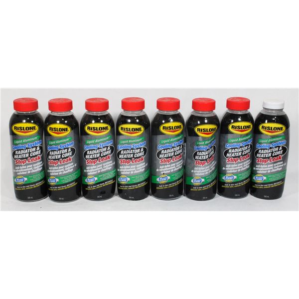BOX OF RISLONE ALUMINUM RADIATOR STOP LEAK 500ML