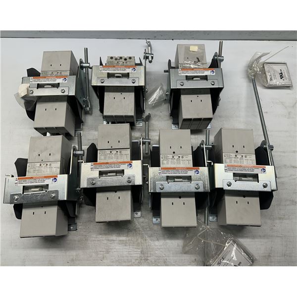 Lot of (7) Allen Bradley #140G-G6C3-C60 & #140G-G6C3-C30 Circuit Breakers