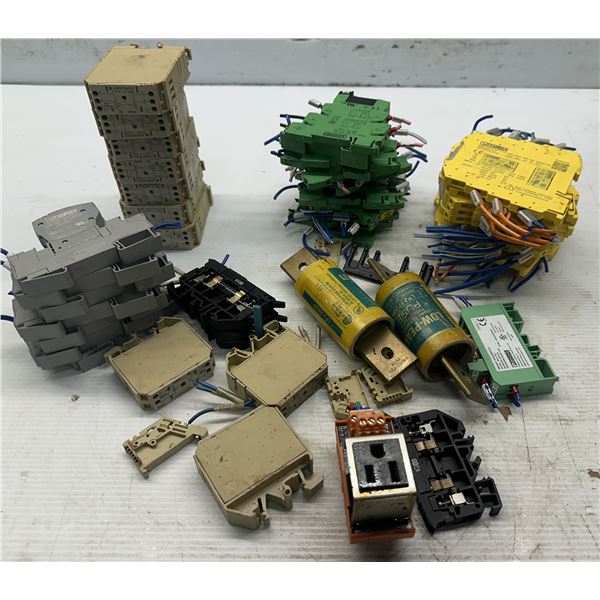 Lot of Misc. Weidmuller, Phoenix Contact & Buss Items