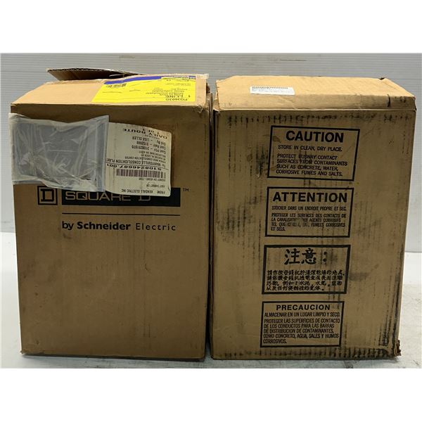 (2) Square D #PQ3603G Busway Switch Fusible I-Line Plug in Unit