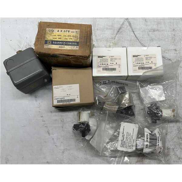 Lot of Misc. Square D, Sprecher+Schuh, Items Plus More+++