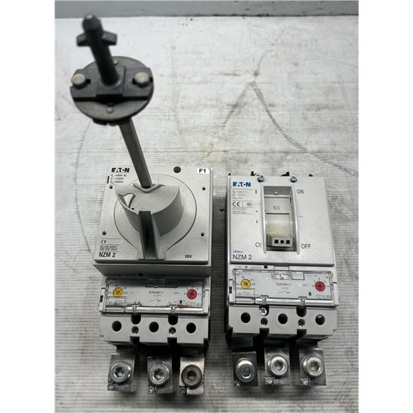 (2) Eaton #NZM2 Circuit Breakers