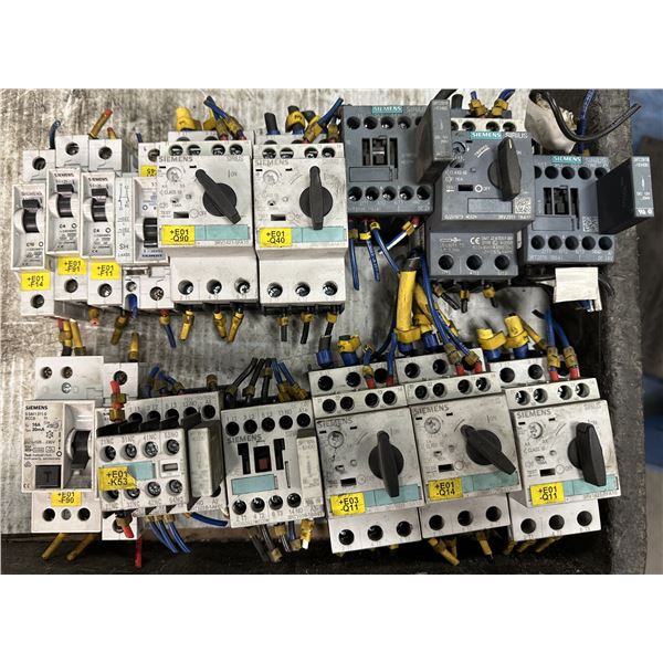 Lot of Misc. Siemens Circuit Breakers & Contactors