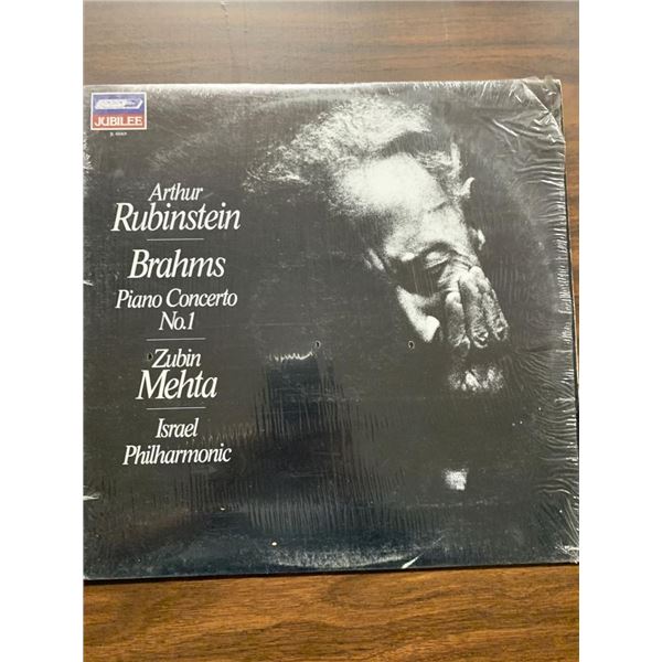 Piano Concerto No.1 Brahms, Rubinstein â€“ Mehta, Israel Philharmonic Album
