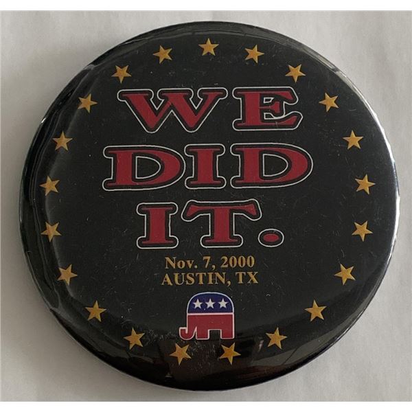 2000 Bush and Cheney President Campaign pin