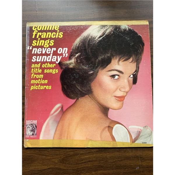 Connie Francis Sings "Never On Sunday" Album