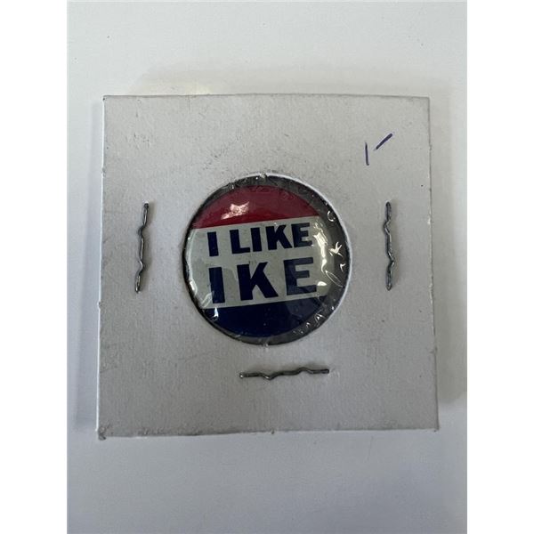 I Like Ike campaign pin