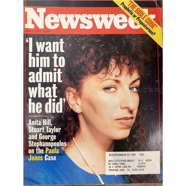 Newsweek Magazine 1997 Paula Jones Issue
