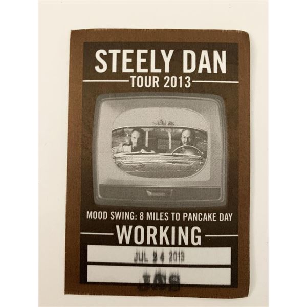 Steely Dan Tour 2013 Mood Swing: 8 Miles to Pancake Day Backstage Pass