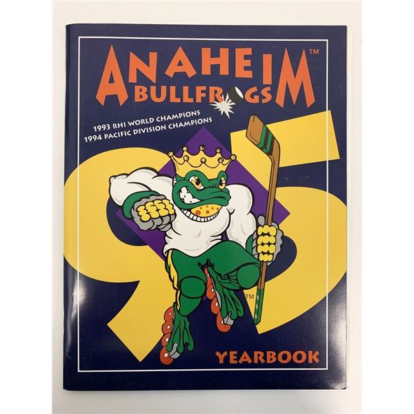 Anaheim Bullfrogs Year Book