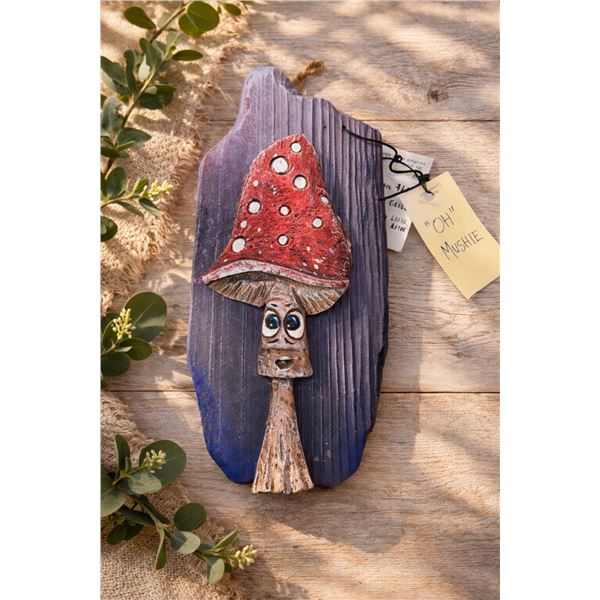 Thomas Walsh “Oh Mushie” Wooden Art