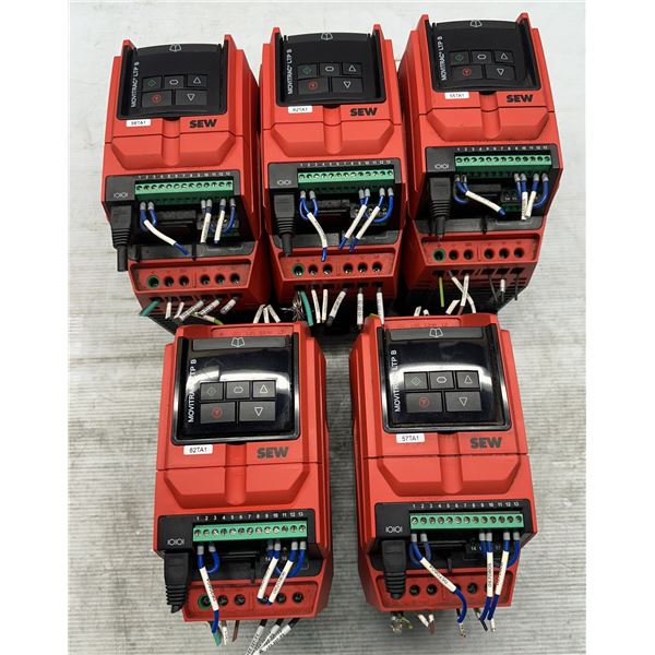 (5) Sew #18251412 / MCLTPB00085A3400 Movitrac LTP B Frequency Inverters