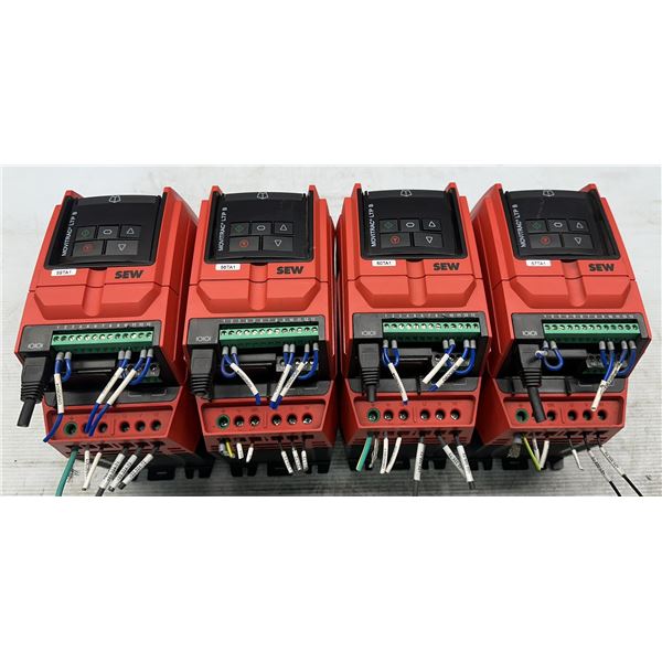 (4) Sew #18251412 / MCLTPB00085A3400 Movitrac LTP B Frequency Inverters