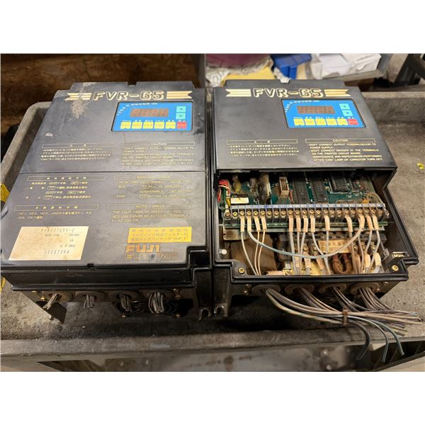 (2) Fuji Electric #FVR037G5S-2 Drives