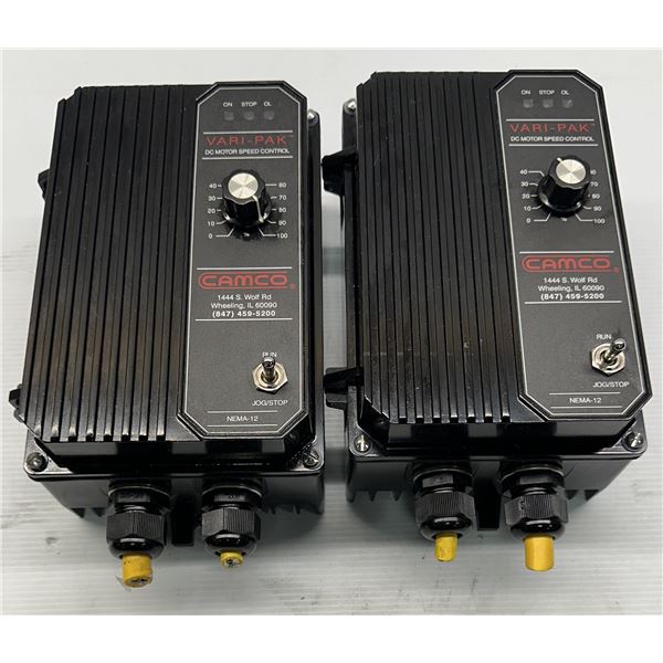 (2) KB Electronics #92A61633010000 Vari-Pak Cycling DC Motor Controllers