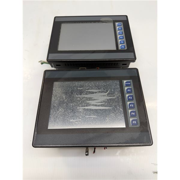 Lot of (2) Horner #HE-EXL1E5FE & #HE-EXL1E5JK Operator Interfaces