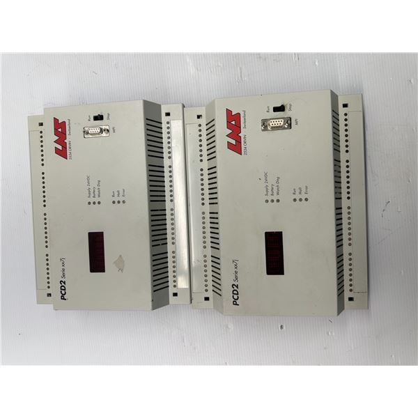 (2) Saia-Burgess #PCD2.M127ZDM & #PCD2.M157ZDM Control Devices