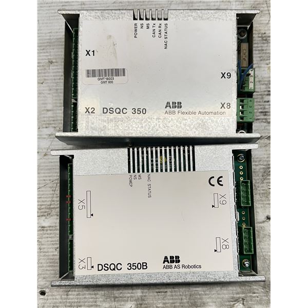 (2) ABB #3HNE 00025-1/20 / DSQC 350 Remote Servo Controllers