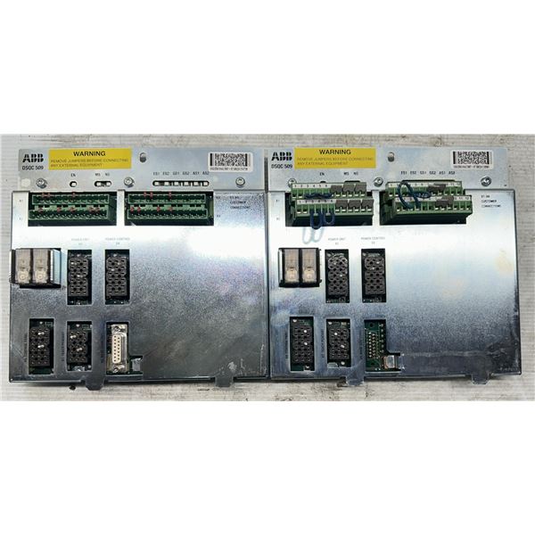 (2) ABB #3HAC5687-1/07 / DSQC509 Control Boards
