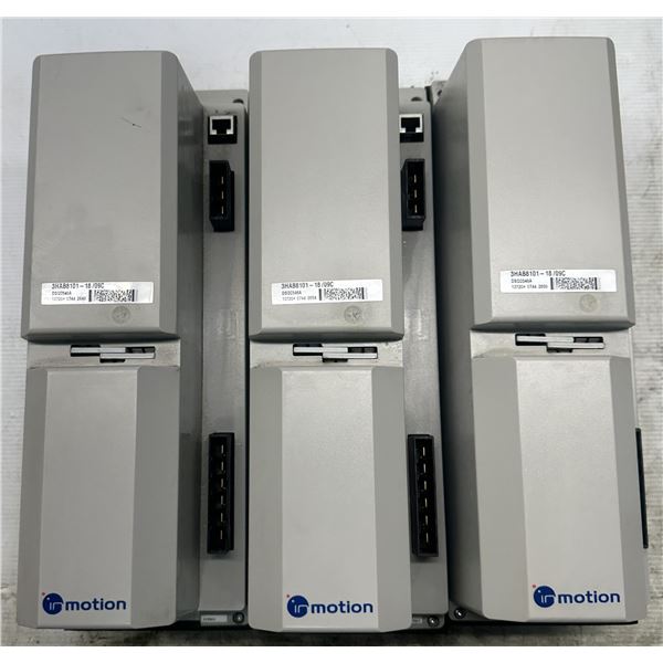 (3) ABB #3HAB8101-18/09C / DSQC546A Servo Drives