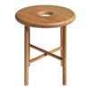 Image 3 : BNIB Moe's - Namba Oak Stool - 17.75 x 15 - Retail Price: $325.00 - BC-1106-24