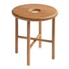 Image 1 : BNIB Moe's - Namba Oak Stool - 17.75 x 15 - Retail Price: $325.00 - BC-1106-24
