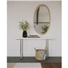 Image 2 : BNIB Moe's - Repetir Console Table White Lacquer - 55 x 14 x 33.5 - Retail Price: $999.00 - ER-1023-