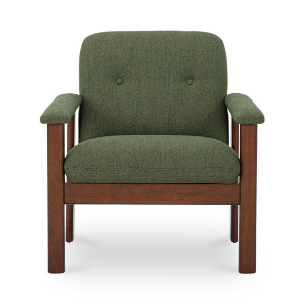 BNIB Moe's - Parker Lounge Chair Green - 30 x 32.5 x 31 - Retail Price: $1,749.00 - FO-1000-16