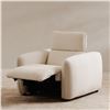 Image 3 : BNIB Moe's - Eli Power Recliner Chair Warm White - 41.5 x 30 x 24 - Retail Price: $3,549.00 - KQ-102