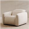Image 2 : BNIB Moe's - Eli Power Recliner Chair Warm White - 41.5 x 30 x 24 - Retail Price: $3,549.00 - KQ-102