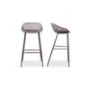 Image 1 : BNIB Moe's - Piazza Outdoor Barstool Grey-Set Of Two - 19.3 x 19.7 x 37.2 - Retail Price: $289.00 -