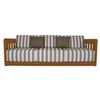 Image 1 : BNIB Moe's - Adelaide Outdoor Sofa Brown Stripe - 90 x 34 x 32 - Retail Price: $8,849.00 - TA-1001-2