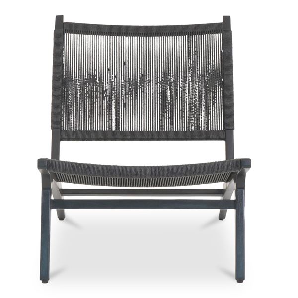 New Moe's - Palma Outdoor Lounge Chair Black - 25.5 x 35 x 31 - Retail Price: $1,986.99 - CV-1022-0