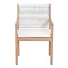 Image 1 : New Moe's - Luce Outdoor Dining Chair - 21.5 x 24.5 x 32.5 - Retail Price: $1,349.00 - CV-1019-24
